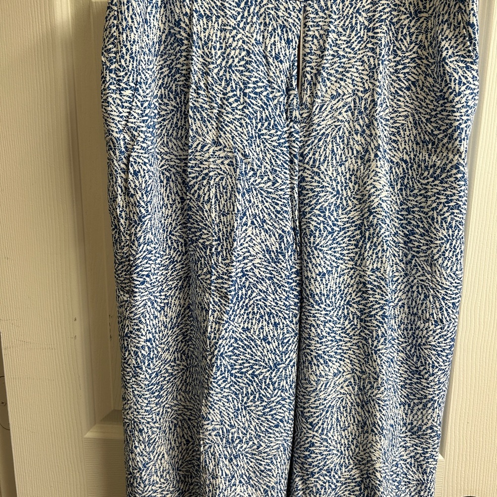 Ted Baker Blue and White Capris